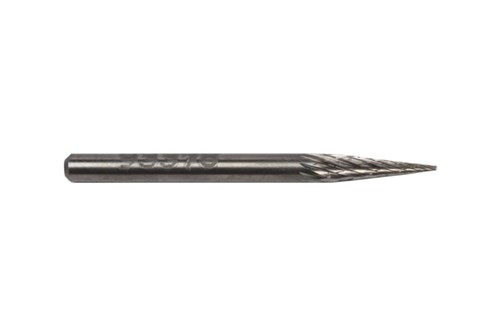 Carbide Burr, 3 mm Dia., SM-42 D/C Burr, 14 Degree Cone, 11 mm Flute L, 3 mm Shank