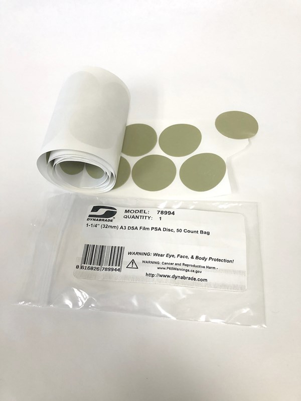Disque PSA en film DSA A3 de 1-1/4" (32 mm), sachet de 50 pièces