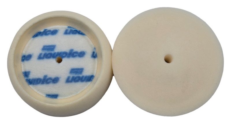 3" Soft White Foam Polishing Pad, Hook & Loop