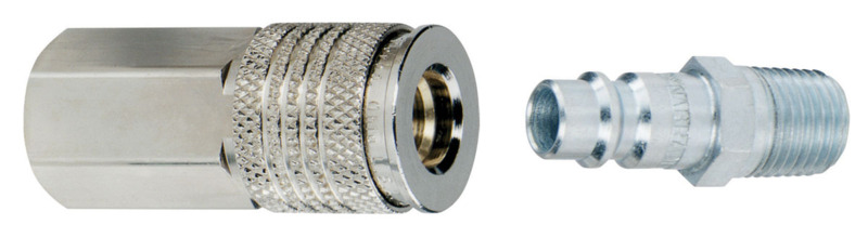 1/4" Female Coupler with 1/4" Male Plug Assembly