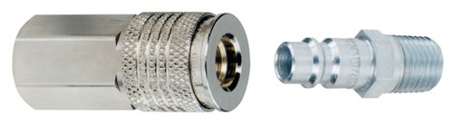 1/4" Female Coupler with 1/4" Male Plug Assembly