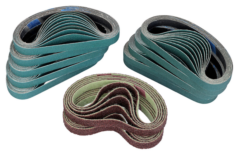 Lot d'assortiment de courroies Dynafile II : 3/4" (19 mm) de largeur x 20-1/2" (521 mm) de longueur