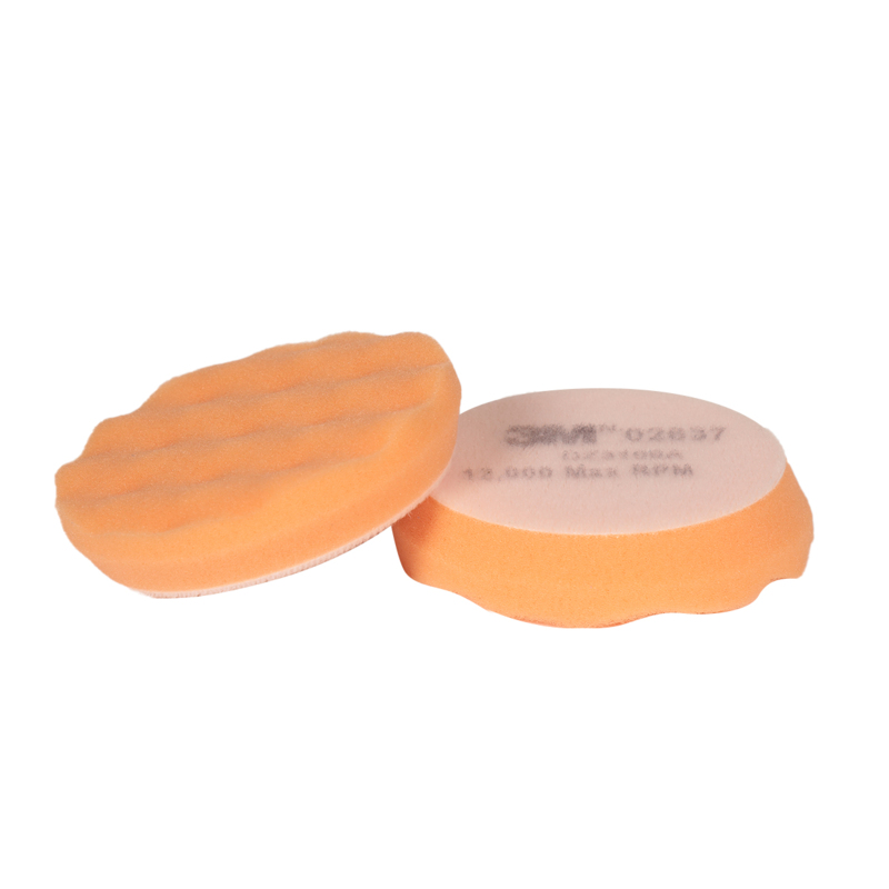 3-3/4" (95 mm) Dia. Polishing Pad, Foam, Waffle