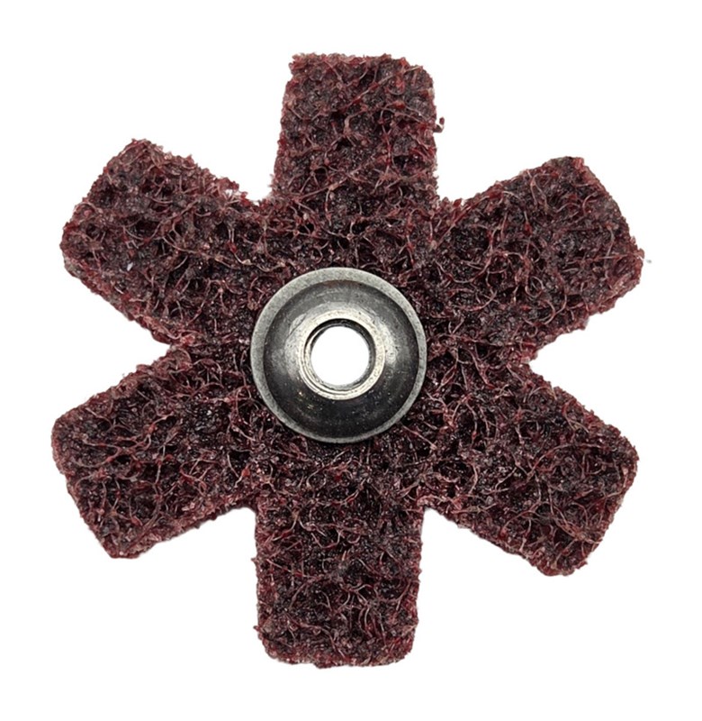 1-1/2" (38 mm) Dia. A-Medium 3-48 Eyelet DynaBrite Sanding Star