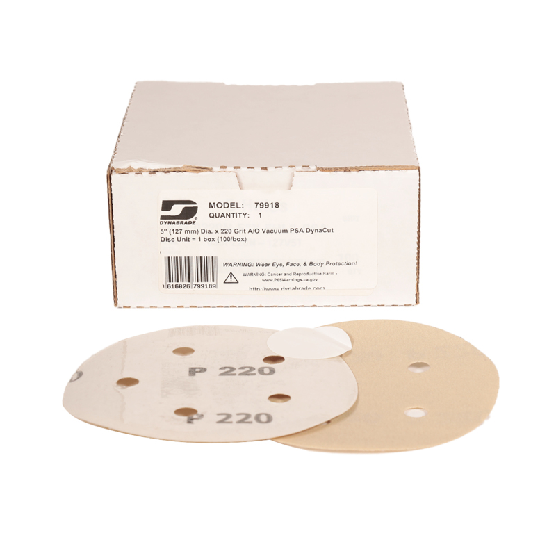 Disque DynaCut PSA à aspiration, diamètre 5" (127 mm), grain 220, A/O