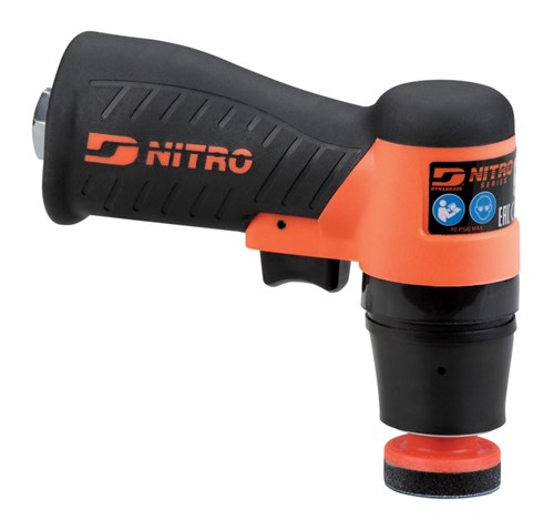 1-1/4" Dia. Pistol Grip Mini Orbital Sander,  8,500 RPM, 1/8" Orbit
