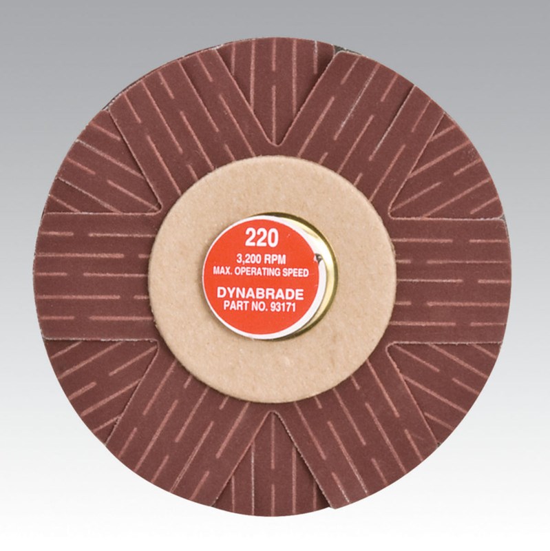 4" (102 mm) Dia. 220 Grit A/O Spindle-Mount Sanding Star