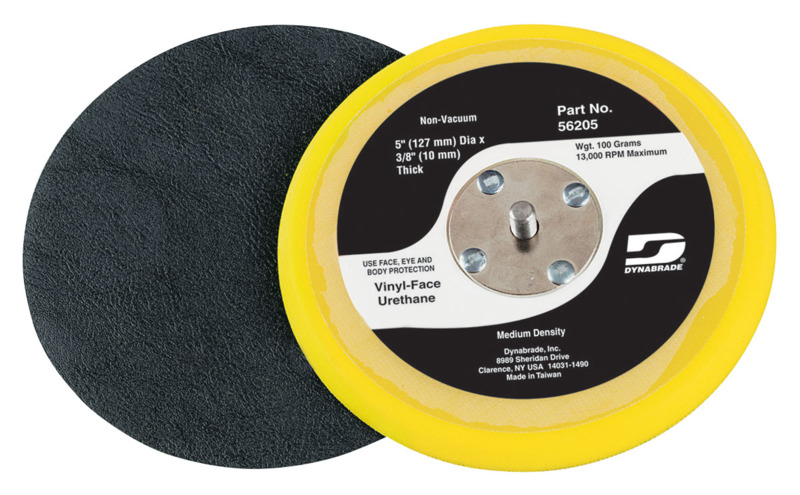 5" (127 mm) Dia. Non-Vacuum Disc Pad, Vinyl-Face