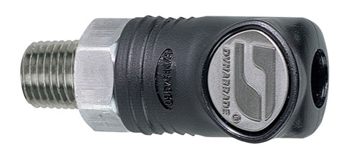 1/4" Composite-Style Coupler, 1/4" Male