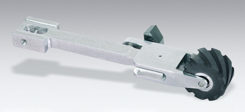 Power Arm, 2" Dia. x 1-1/4" W, 70 Duro Serrated Heavy Duty