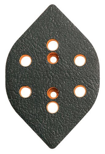 Plaquette de frein Dynafine en forme de goutte d'eau pour système à dépression, face en vinyle