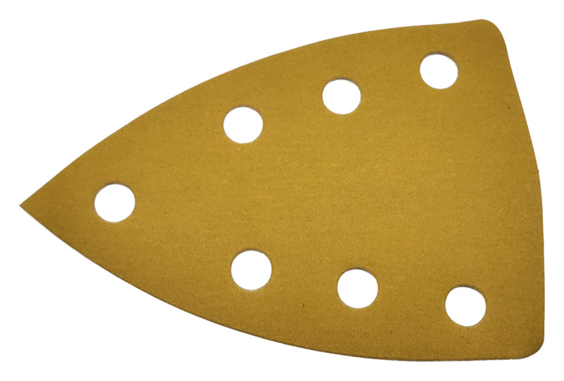 100 mm W x 148 mm L 400 Grit A/O Vacuum Hook-Face 7-Delta DynaCut Sheet