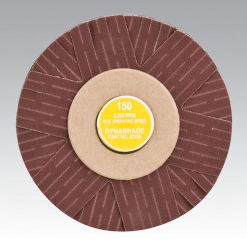 4" (102 mm) Dia. 150 Grit A/O Spindle-Mount Sanding Star